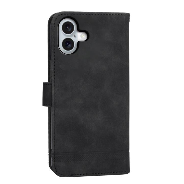 For iPhone 17 Dierfeng Dream Line TPU Hybrid PU Leather Phone Case