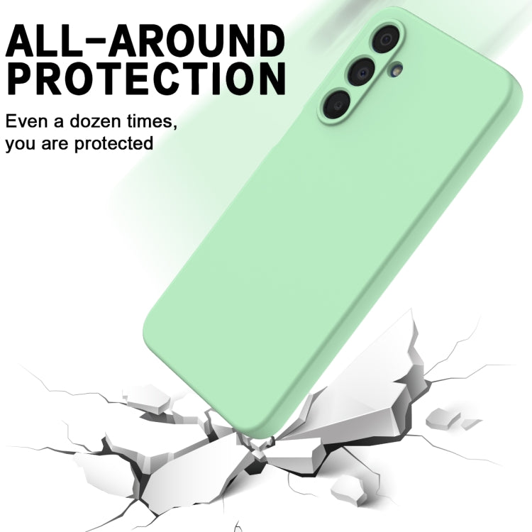 For Samsung Galaxy A16 5G Solid Color Liquid Silicone Dropproof Full Coverage Phone Case