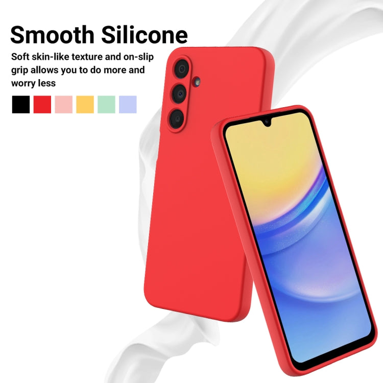For Samsung Galaxy A16 5G Solid Color Liquid Silicone Dropproof Full Coverage Phone Case