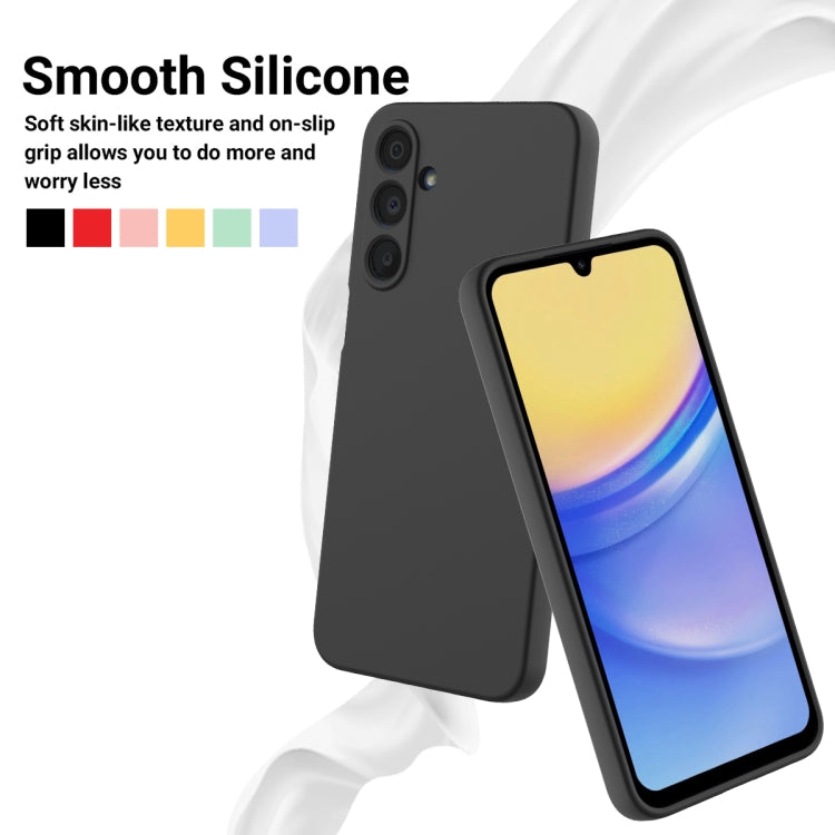 For Samsung Galaxy A16 5G Solid Color Liquid Silicone Dropproof Full Coverage Phone Case