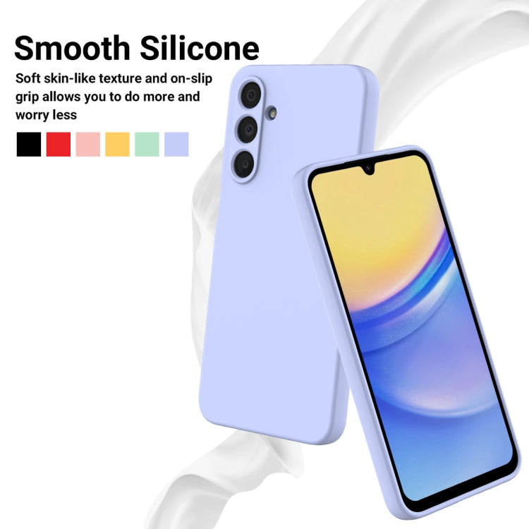 For Samsung Galaxy A16 5G Solid Color Liquid Silicone Dropproof Full Coverage Phone Case