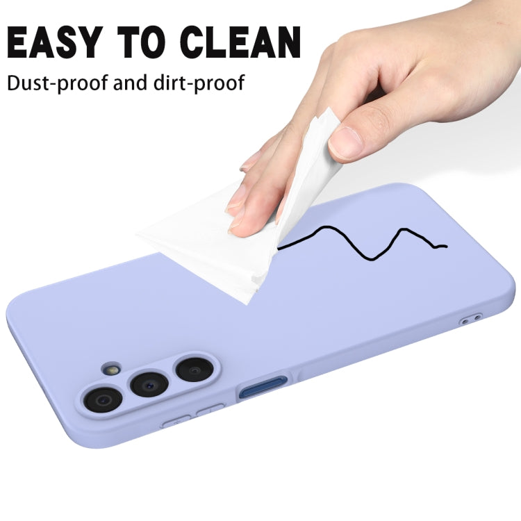 For Samsung Galaxy A16 5G Solid Color Liquid Silicone Dropproof Full Coverage Phone Case
