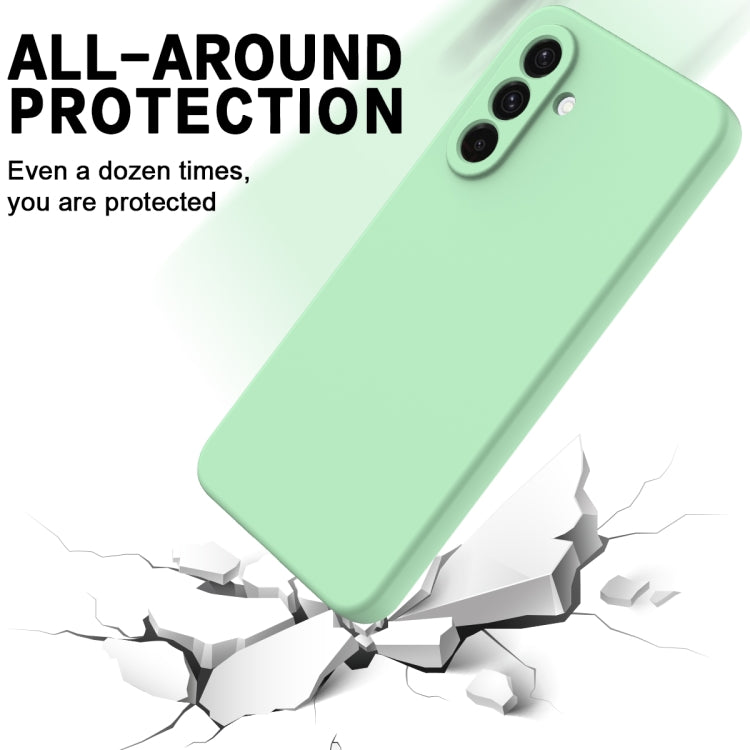 For Samsung Galaxy A36 5G Solid Color Liquid Silicone Dropproof Full Coverage Phone Case