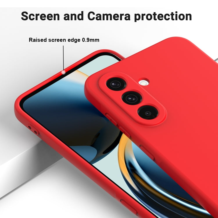 For Samsung Galaxy A36 5G Solid Color Liquid Silicone Dropproof Full Coverage Phone Case