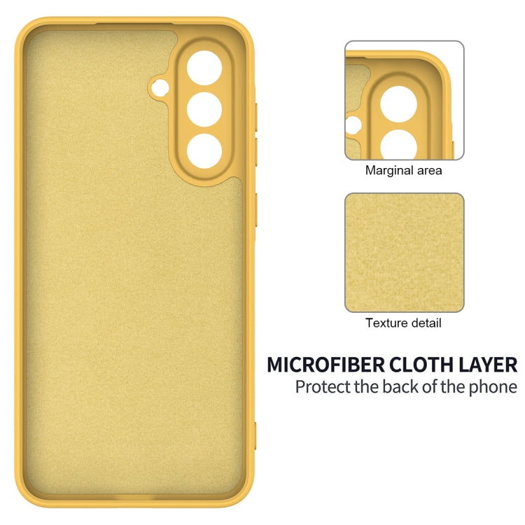 For Samsung Galaxy A36 5G Solid Color Liquid Silicone Dropproof Full Coverage Phone Case