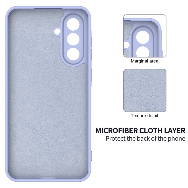 For Samsung Galaxy A36 5G Solid Color Liquid Silicone Dropproof Full Coverage Phone Case