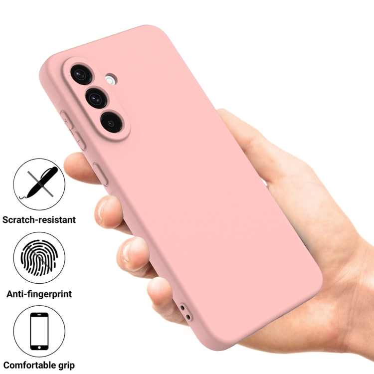 For Samsung Galaxy A36 5G Solid Color Liquid Silicone Dropproof Full Coverage Phone Case