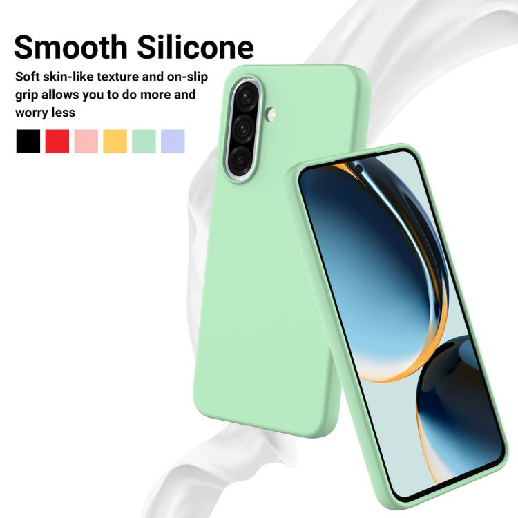 For Samsung Galaxy A56 5G Solid Color Liquid Silicone Dropproof Full Coverage Phone Case