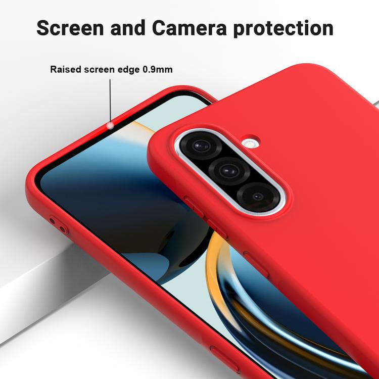 For Samsung Galaxy A56 5G Solid Color Liquid Silicone Dropproof Full Coverage Phone Case