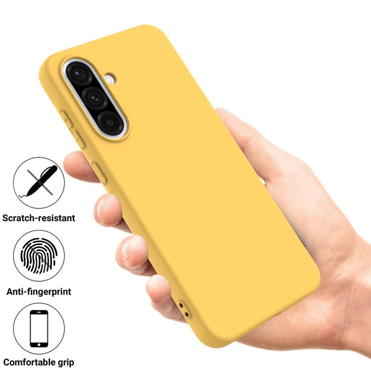 For Samsung Galaxy A56 5G Solid Color Liquid Silicone Dropproof Full Coverage Phone Case
