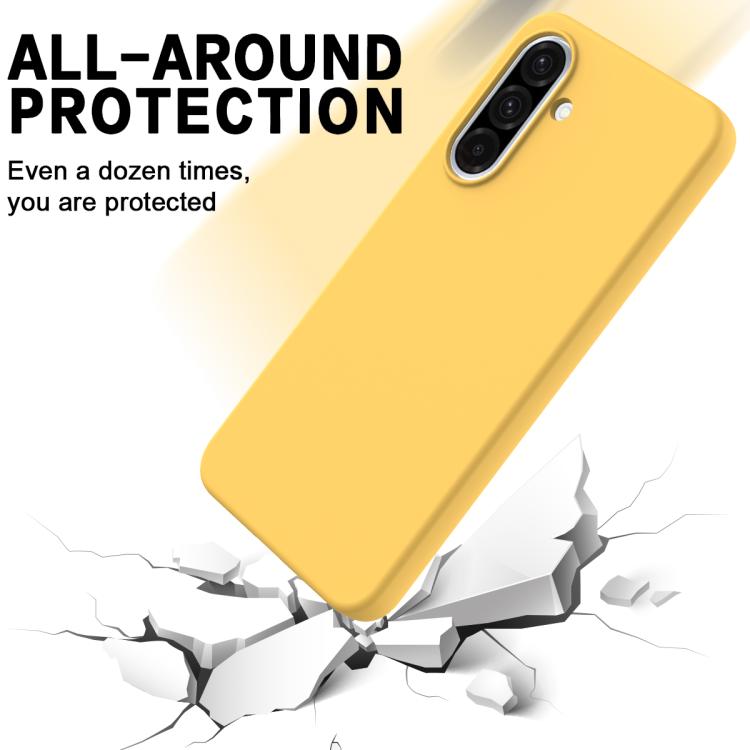 For Samsung Galaxy A56 5G Solid Color Liquid Silicone Dropproof Full Coverage Phone Case