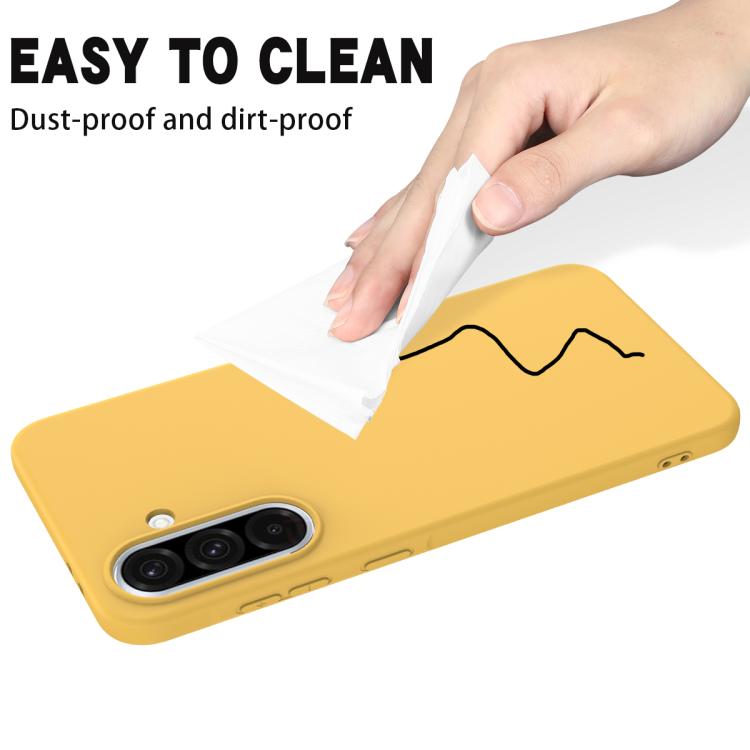 For Samsung Galaxy A56 5G Solid Color Liquid Silicone Dropproof Full Coverage Phone Case