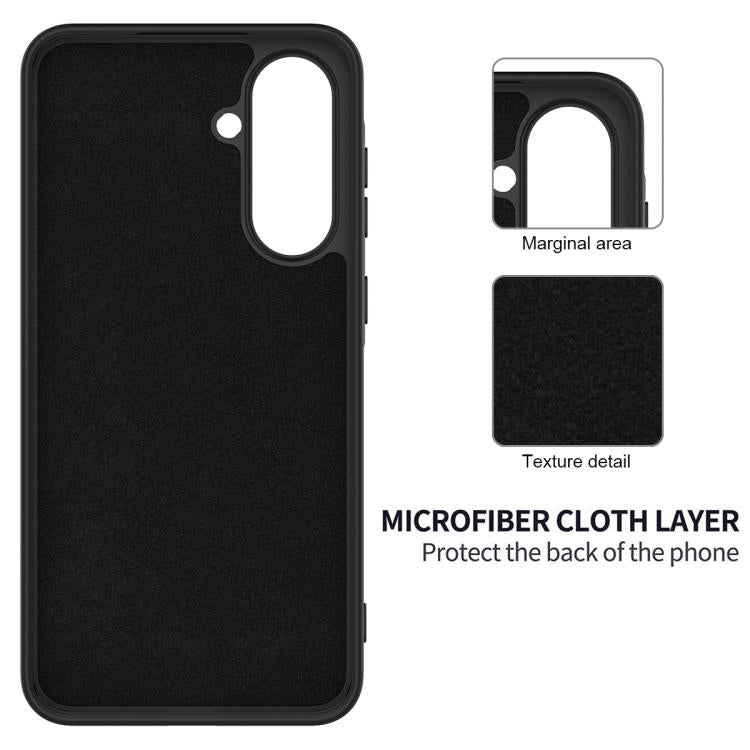 For Samsung Galaxy A56 5G Solid Color Liquid Silicone Dropproof Full Coverage Phone Case