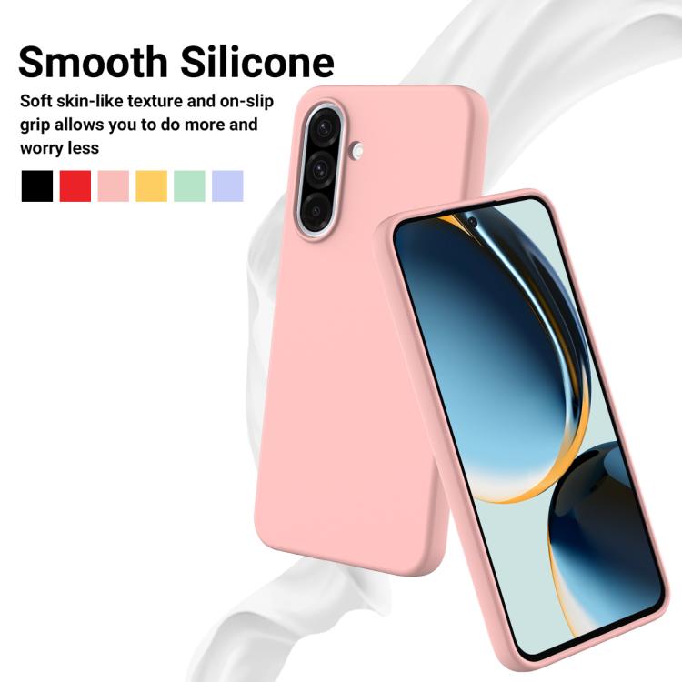 For Samsung Galaxy A56 5G Solid Color Liquid Silicone Dropproof Full Coverage Phone Case