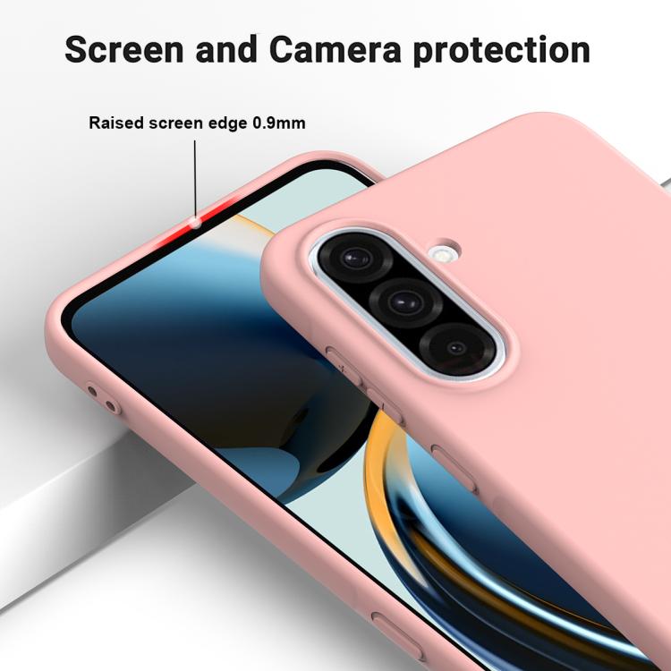 For Samsung Galaxy A56 5G Solid Color Liquid Silicone Dropproof Full Coverage Phone Case