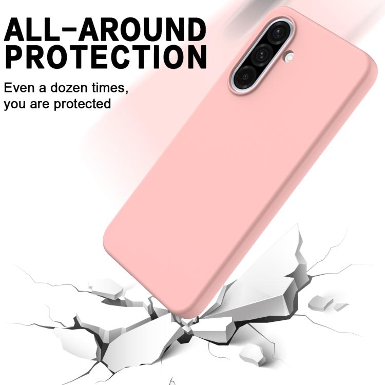 For Samsung Galaxy A56 5G Solid Color Liquid Silicone Dropproof Full Coverage Phone Case
