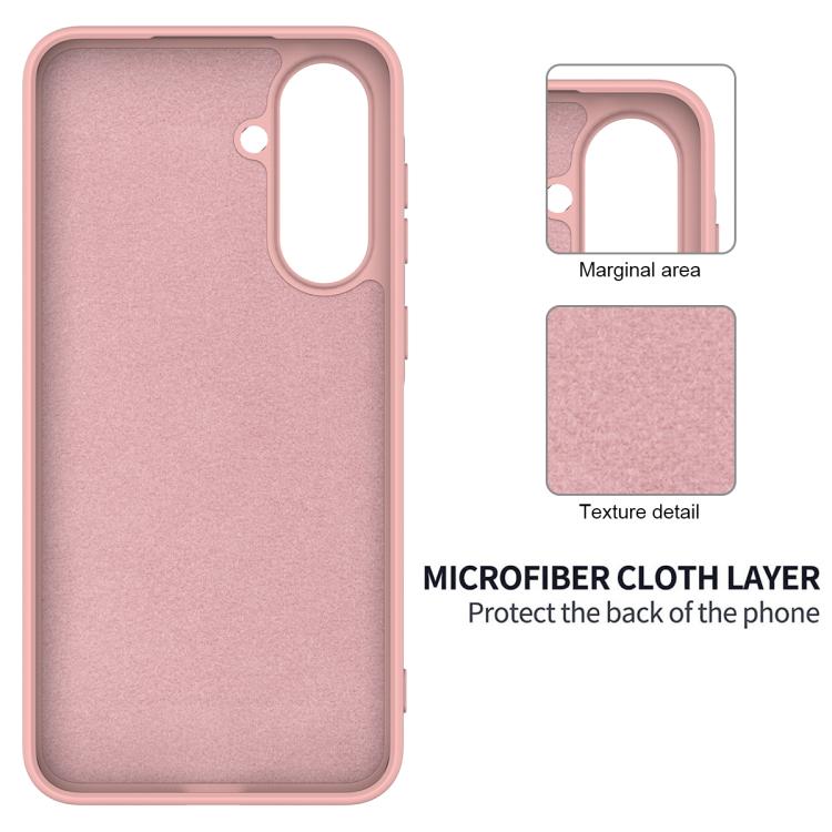 For Samsung Galaxy A56 5G Solid Color Liquid Silicone Dropproof Full Coverage Phone Case
