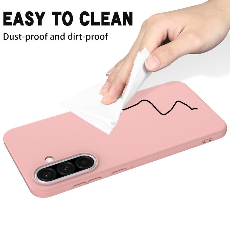 For Samsung Galaxy A56 5G Solid Color Liquid Silicone Dropproof Full Coverage Phone Case