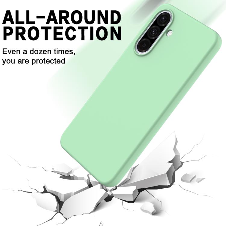 For Samsung Galaxy A37 5G Solid Color Liquid Silicone Dropproof Full Coverage Phone Case
