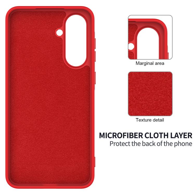 For Samsung Galaxy A37 5G Solid Color Liquid Silicone Dropproof Full Coverage Phone Case