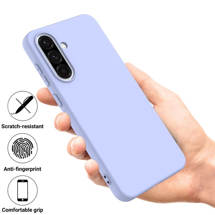 For Samsung Galaxy A37 5G Solid Color Liquid Silicone Dropproof Full Coverage Phone Case