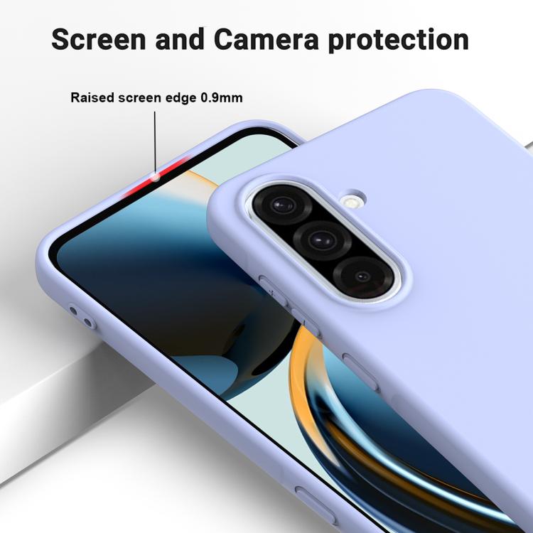 For Samsung Galaxy A37 5G Solid Color Liquid Silicone Dropproof Full Coverage Phone Case