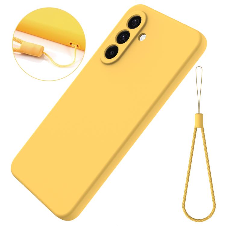 For Galaxy A27 5G Solid Color Liquid Silicone Dropproof Full Coverage Phone Case