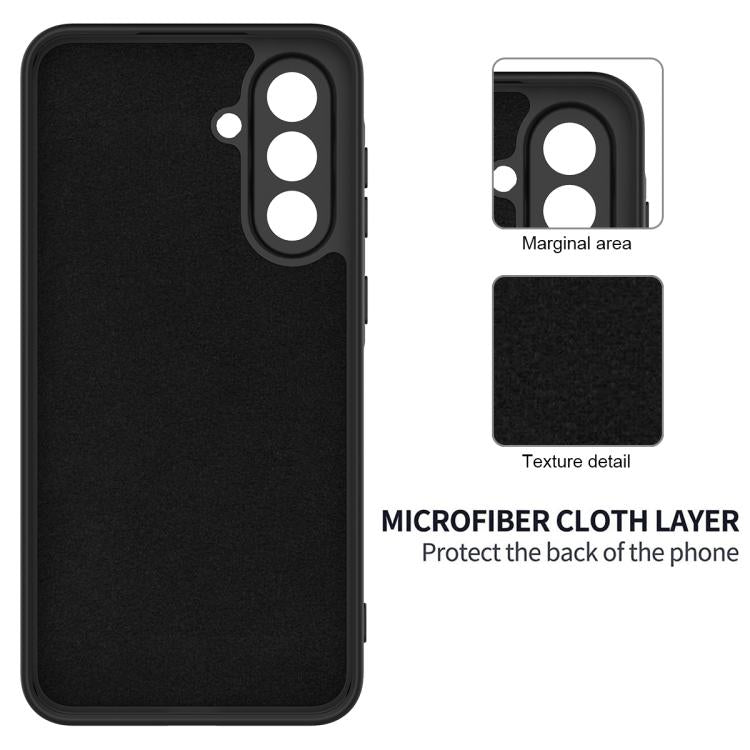 For Galaxy A27 5G Solid Color Liquid Silicone Dropproof Full Coverage Phone Case
