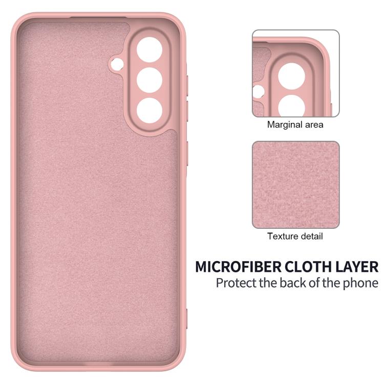 For Galaxy A27 5G Solid Color Liquid Silicone Dropproof Full Coverage Phone Case