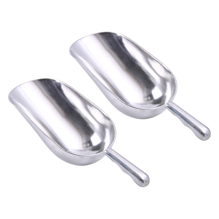 2 PCS Stainless Steel Multifunctional Shovel Aluminum Alloy Ice Shovel Food Tea Shovel Tea Spoon, Size:S