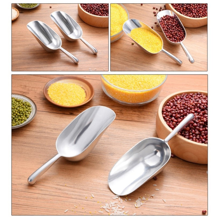 2 PCS Stainless Steel Multifunctional Shovel Aluminum Alloy Ice Shovel Food Tea Shovel Tea Spoon, Size:S