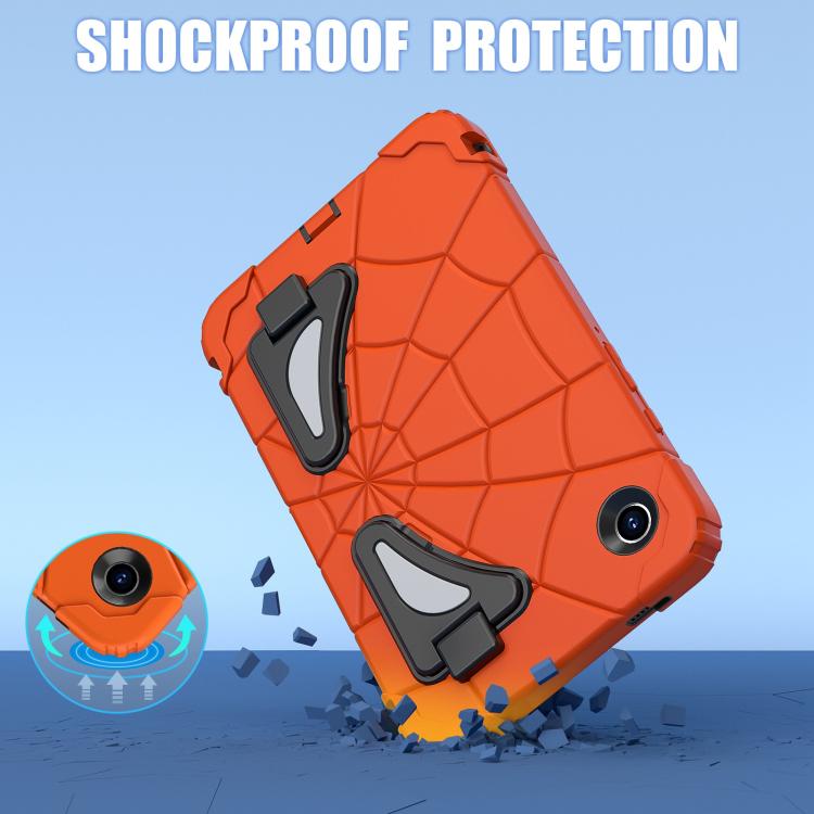 For Samsung Galaxy Tab A11 Spider Silicone Hybrid PC Shockproof Tablet Case
