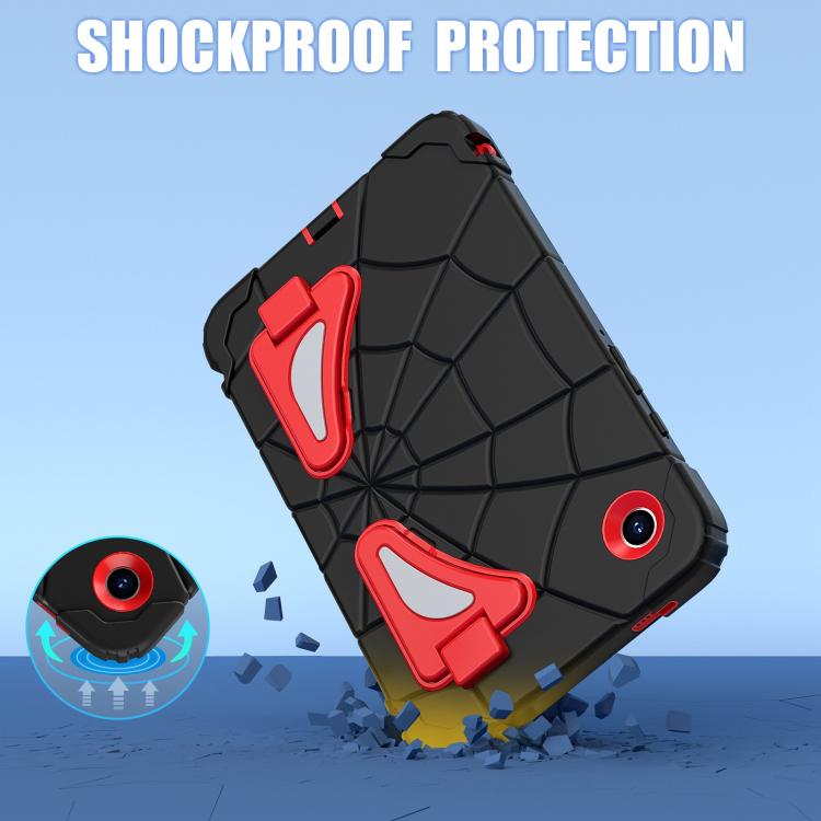 For Samsung Galaxy Tab A11 Spider Silicone Hybrid PC Shockproof Tablet Case