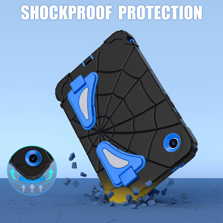 For Samsung Galaxy Tab A11 Spider Silicone Hybrid PC Shockproof Tablet Case