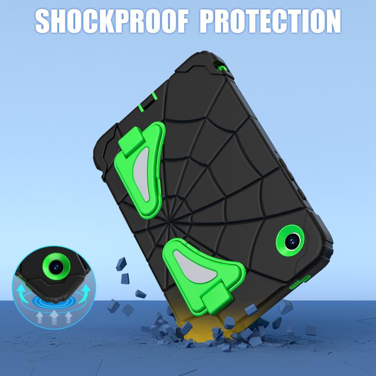 For Samsung Galaxy Tab A11 Spider Silicone Hybrid PC Shockproof Tablet Case