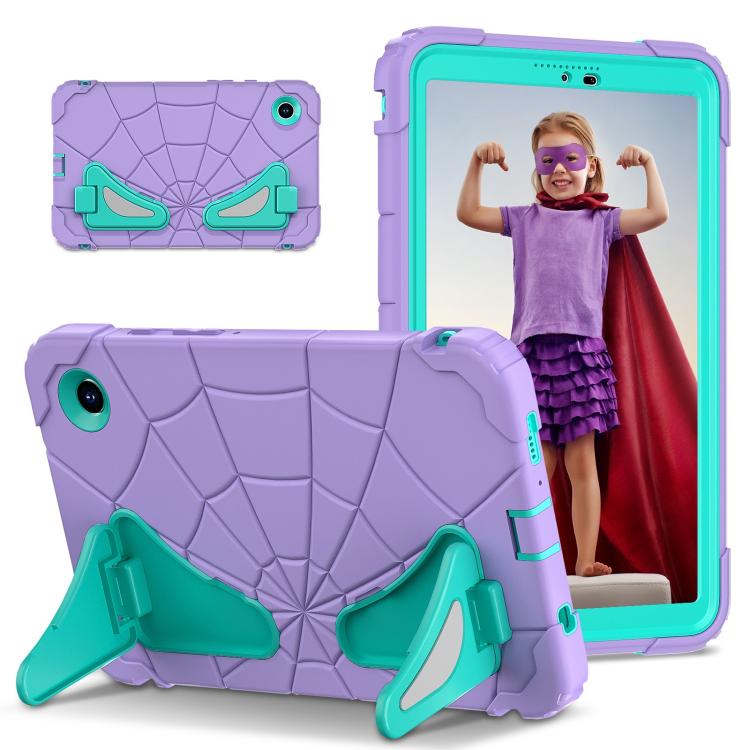 For Samsung Galaxy Tab A11 Spider Silicone Hybrid PC Shockproof Tablet Case