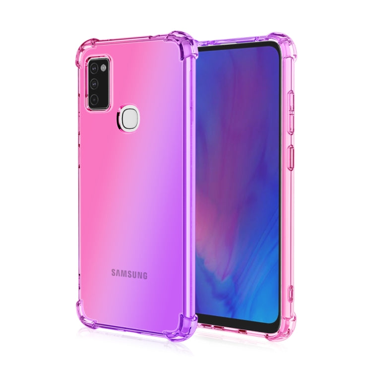 For Samsung Galaxy M51 Four-Corner Airbag Shockproof Gradient Color TPU Protective Case