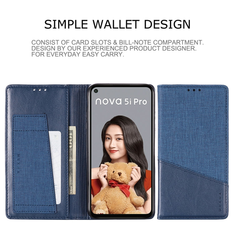 For Huawei Nova 5i Pro MUXMA MX109 Horizontal Flip Leather Case with Holder & Card Slot & Wallet