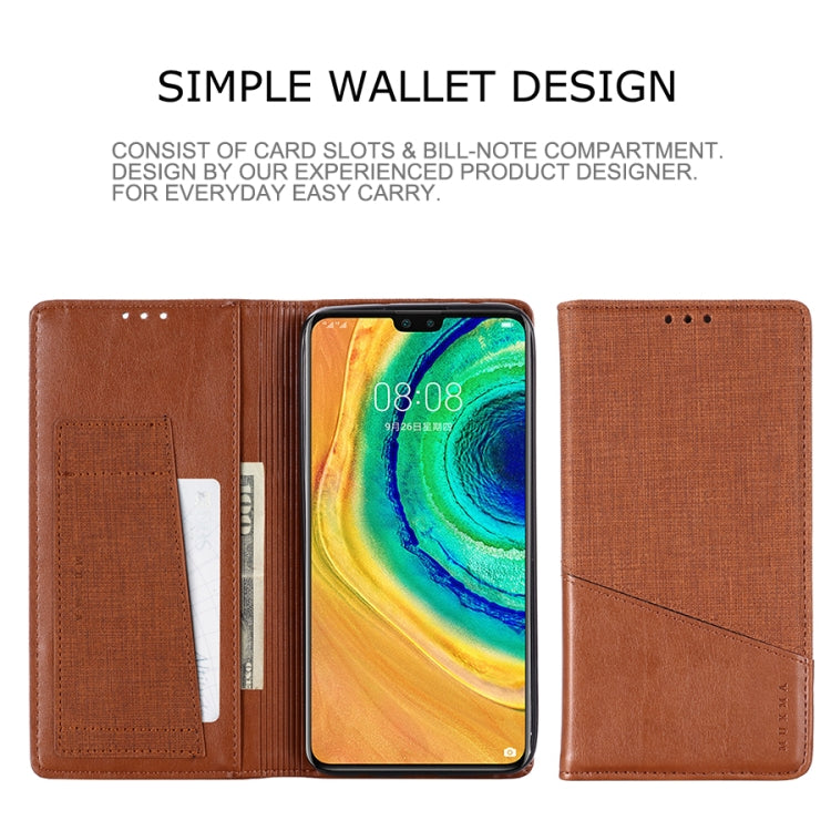 For Huawei Mate 30 MUXMA MX109 Horizontal Flip Leather Case with Holder & Card Slot & Wallet