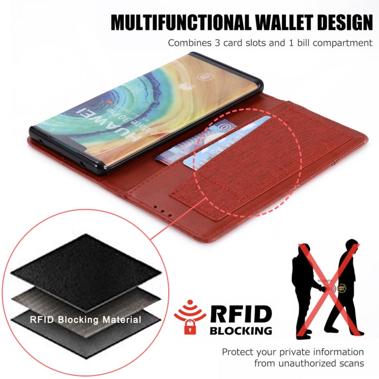 For Huawei Mate 30 Pro MUXMA MX109 Horizontal Flip Leather Case with Holder & Card Slot & Wallet