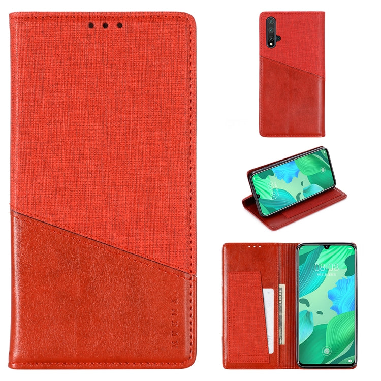 For Huawei Nova 5 Pro MUXMA MX109 Horizontal Flip Leather Case with Holder & Card Slot & Wallet