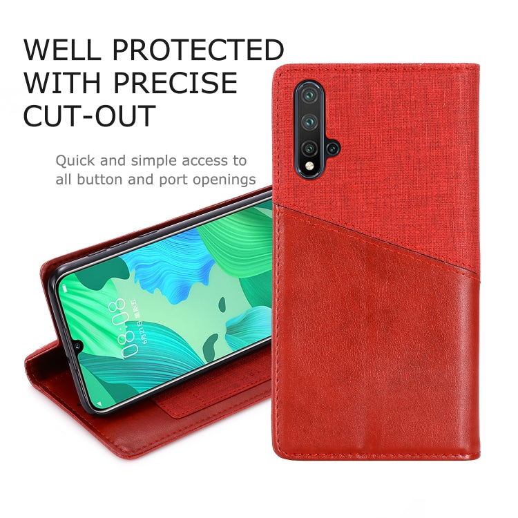 For Huawei Nova 5 Pro MUXMA MX109 Horizontal Flip Leather Case with Holder & Card Slot & Wallet