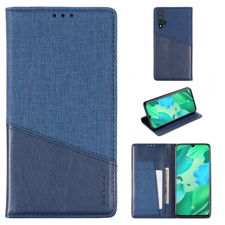 For Huawei Nova 5 Pro MUXMA MX109 Horizontal Flip Leather Case with Holder & Card Slot & Wallet
