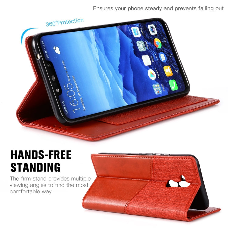 For Huawei Mate 20 Lite MUXMA MX109 Horizontal Flip Leather Case with Holder & Card Slot & Wallet