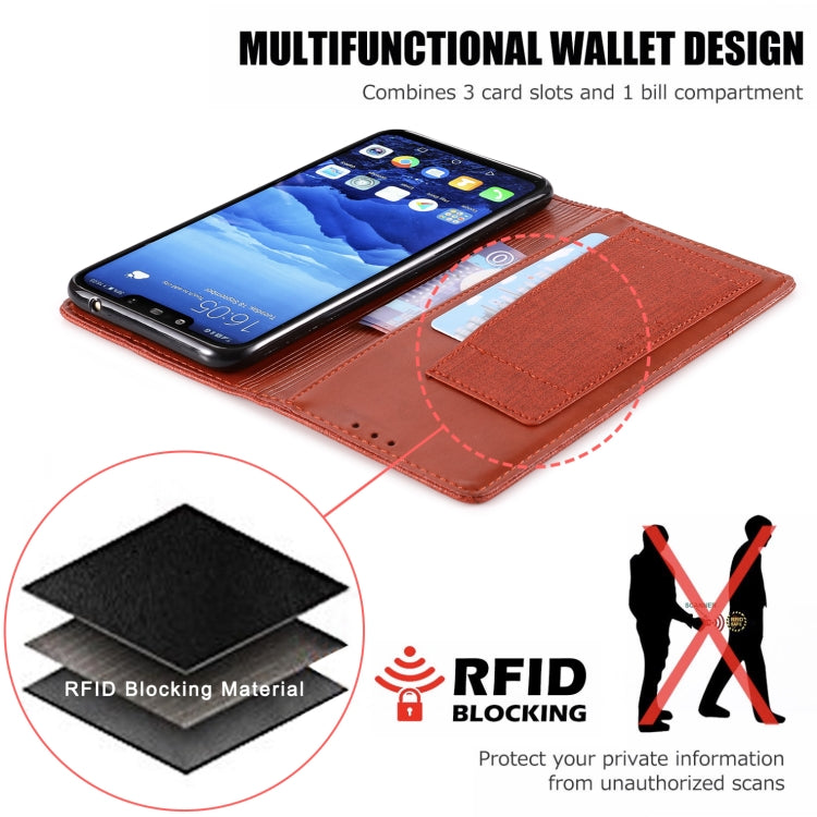 For Huawei Mate 20 Lite MUXMA MX109 Horizontal Flip Leather Case with Holder & Card Slot & Wallet