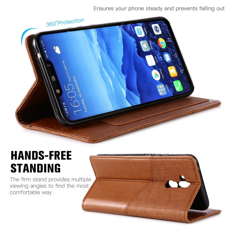 For Huawei Mate 20 Lite MUXMA MX109 Horizontal Flip Leather Case with Holder & Card Slot & Wallet
