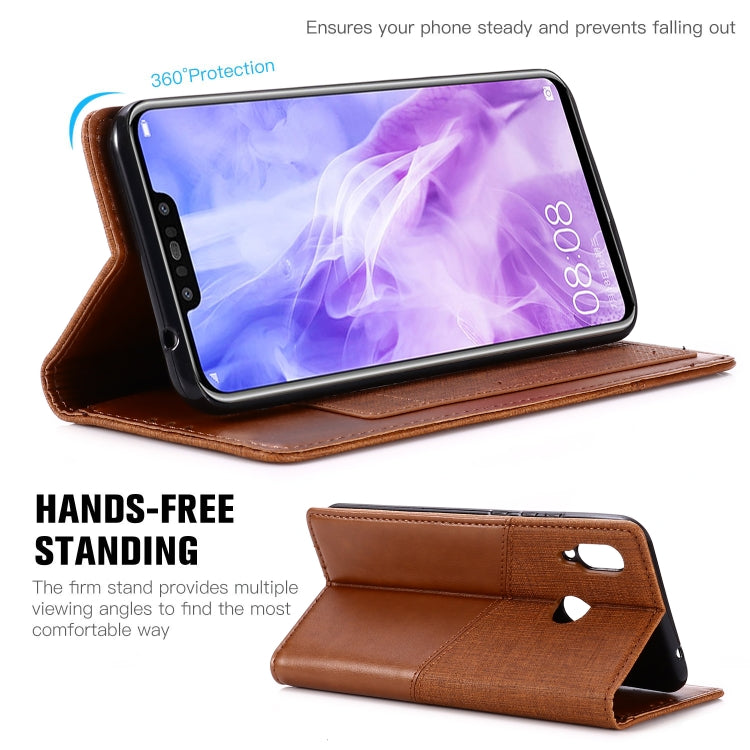 For Huawei Nova 3 MUXMA MX109 Horizontal Flip Leather Case with Holder & Card Slot & Wallet