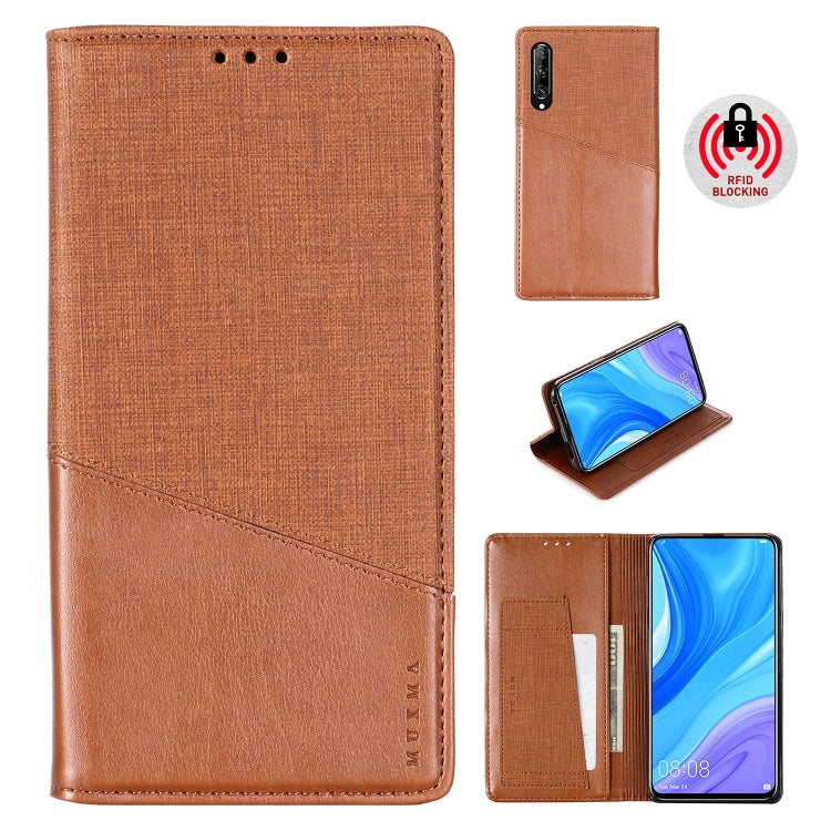For Huawei P Smart Pro(2019) MUXMA MX109 Horizontal Flip Leather Case with Holder & Card Slot & Wallet