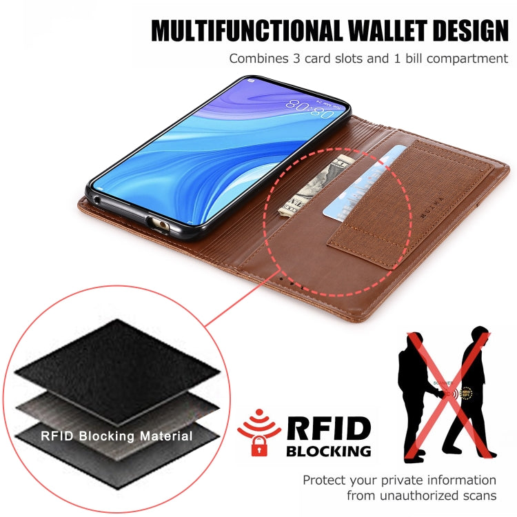 For Huawei P Smart Pro(2019) MUXMA MX109 Horizontal Flip Leather Case with Holder & Card Slot & Wallet