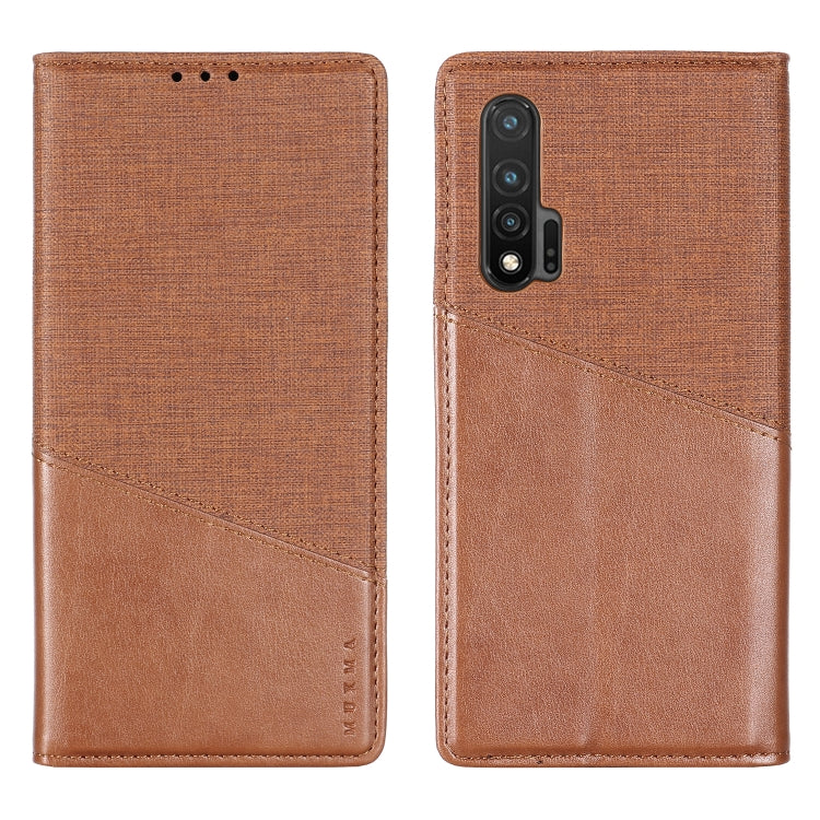 For Huawei Nova 6 MUXMA MX109 Horizontal Flip Leather Case with Holder & Card Slot & Wallet